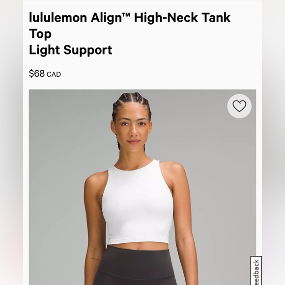 Lululemon Align High Neck Tank (purple) - Picture 2 of 9